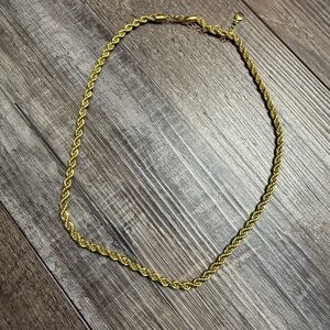 Mayamar Gold Rope Chain Necklace